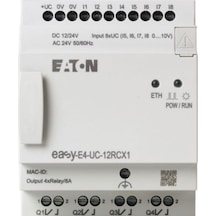 Eaton Easy-e4-uc-12rcx1 Easy-e4 Röle-ekransız, 12vdc, 24vac/dc 8dı / 4do R