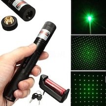 New Şarjlı Yeşil Lazer Pointer LASER 303 Yeşil