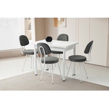 Mobilgen Beyaz 90+60 Smart Açılabilir Masa