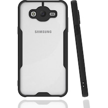 Ilkeshop Newface Samsung Galaxy Uyumlu J7 Kılıf Platin Silikon - Siyah