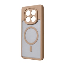 Xiaomi Redmi Note 15 Pro 4g Loji Magsafe Kapak - Çöl Titanyum Çok Renkli