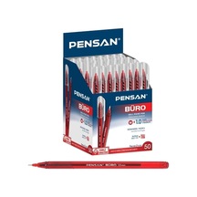 2270 Tükenmez Kalem 1.0 Mm 50 Adet - Kırmızı