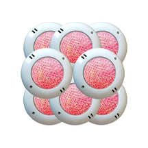 Tenda 8 Watt Smd Led Kırmızı Mini Sıva Üstü Havuz Lambası 8 Adet