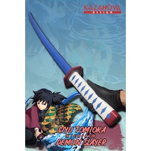 Kazanova Design Giyu Tomioka Katlanabilir Katana Figür 98 Cm Demon Slayer Anime Cosplay