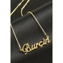 Hnrlıshp Burçin İsimli Kolye -sarı altın 04338628