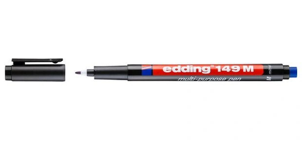 Edding Ed14901 149 Silgili Siyah Asetat Kalemi