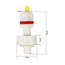 Mini Sıvı Su Seviye Sensörü Dikey Tip Zp2508 Şamandıra Mekanik Anahtar Kazan Depo Tank Havuz Akvaryu