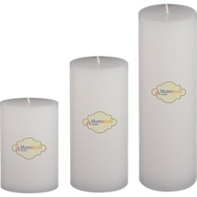 Medium Set Mum Çap 7 Cm Beyaz Beyaz