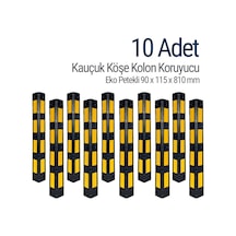 Kauçuk Köşe Kolon Koruma Eko Petekli Onlu Set (534231656)