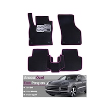 Porsche Cayenne 2018-2024 Uyumlu Eva Paspas Tam Set Araca Özel,oto Paspas 555