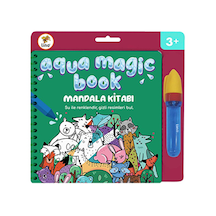 2 Adet Lino Aqua Magic Book Mandala Sihirli Boyama Kitabı
