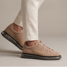 2274-zanelle Hakiki Full Duble Deri Üst Kalite Premıum Erkek Sneaker Ayakkabı Kum