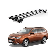 Kanca Mıtsubıshı Outlander 2013 Ve Sonrası Uyumlu Gri Kilitli Ara Atkı 130cm Port Bagaj Tavan Barı