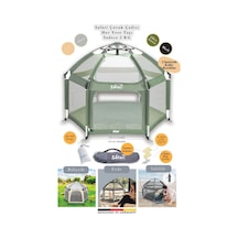 Kiwi Safari Çocuk-bebek Oyun Parkı Çadırı +50 Uv Korumalı,kolay Kurulum,alüminyum Sağlam Gövde - Yeşil