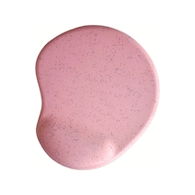 Oval Pembe Kum Desen Bilek Destekli Kaymaz Taban Bilgisayar Notebook Mouse Pad -bileklikli Maus Ped