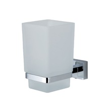 Çelik Banyo Paslanmaz Pirinç Kenzo Cam Diş Fırçalık Gri