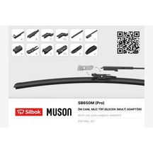 Silecek - 647 - Süpürgesi Muz Tipi 650mm A, B, C, D Ve U Tip Kollara Uygun - Edntrend - Silecek Süpürgesi
