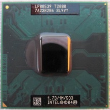 intel Pentium T2080 1.73 GHz Laptop CPU Dizüstü PC İşlemci SL9VY