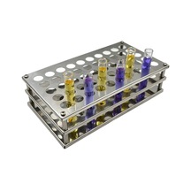 Borox Tüp Standı 50 Tüplük Tüp Standı Paslanmaz Çelik 13 MM
