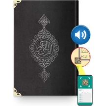 Hafız Boy Kadife Kur'An-I Kerim (Siyah. Yaldızlı. Mühürlü) N11.1722