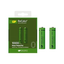 GP RECYKO 950 MAH R03 AAA ŞARJLI 2Lİ PİL GP100AAAHCE-2EB2 (GPRHC1