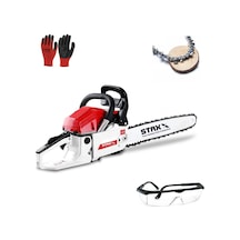 Ağaç Kesme Makinesi Benzinli Motorlu Testere 63cc 7.9hp Zinc .