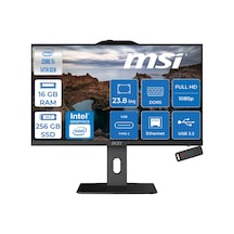 MSI PRO AP242P 14M-887XTRF01 i5-1440016 GB 256 GB SSD 23.8" Free Dos AIO Masaüstü Bilgisayar