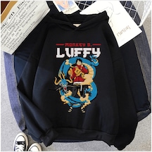 Luffy Kaido Kapşonlu Sweatshirt