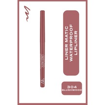 Liner Matic Waterproof Lippencil - Suya Dayanıklı Dudak Kalemi No:304 Blushwood