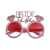 Gözlük Bride To Be Yazılı Somon Renkli Hafif Mika Gözlük Parti Gözlüğü Diğer