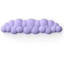 Cbtx Memory Foam Klavye Bilek Dinlenme Pedi Bulut Şekli Kaymaz Bilek Desteği Pedi - Mor