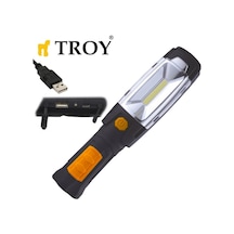 Troy 28055 Usb Şarjlı Cob Led Çalışma Lambası N11.2597 Çok Renkli