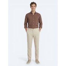 Kip Bej Kumaş Jogging Fit Casual %100 Pamuk Pantolon