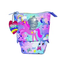 Dream Vest Kanatlı Mor Unicorn Ayarlanabilir Kalem Çantası
