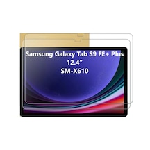 Samsung Galaxy Tab S9fe Plus 12.4 Inç Sm-x610 İçin Ekran Koruyucu 9h Nano Esnek Cam Tam Uyumlu