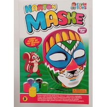 Elvin Toys Karton Maske Boyama Seti