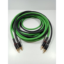 Amfi Rca Kablosu El Yapımı %100 Bakır Parazit Yapmaz 5 Metre
