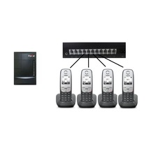 Fortel Z308 3 Harici 4 Dahili PBX Gigaset A415 Kablosuz Telefon Santrali