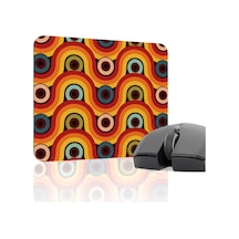 Retro 60 Lar Kaymaz Dikişli Kauçuk Oyuncu Mousepad V1 - 22x18 Gaming Mouse Pad Fare Altlığı