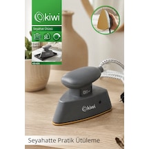 Ksı-631 Seyahat Ütüsü Kompakt Tasarım Yapışmaz Taban Isıya Dayanıklı Stand