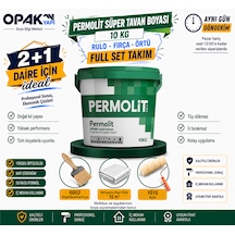 Permolit Süper Tavan Boyası 10 Kg Full Set Takım