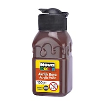Nova Color Akrilik Boya Şişe 100 Cc Kahve
