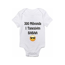 Babylimon Unisex Bebek Beyaz Fb Tasarımlı Doğum Günü Baskılı Body Zıbın Beyaz - 133036795 Beyaz