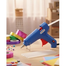 Hubrendy Kargo 11 Mm Silikon Uyumlu 80 W Güçlü Silikon Tabancası 5 Adet Silikon Hediyeli