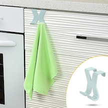 Mutfak Banyo Dolap Kapağına Takılan Meta Havlu Askılığı Aparatı 5250 Çok Renkli