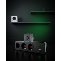 Anahtarlı Çoklu Priz 3 Usb Type-c Hızlı Şarj Model: Uczzz3397akımkorumalıprız-1 0
