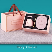 Kahve Kupa Isıtıcı Ped Bardak Isıtıcı Coaster Sabit Sıcaklık Isıtma Usb Pink Gift Set Eu Plug Pembe