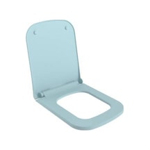 Bocchi - Tutti Slim Yavaş Kapanır Duroplast Klozet Kapağı Mat Buz Mavisi - A0334-029 Diğer