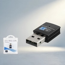 Kablosuz N Teknolojili Siyah Wifi Adaptörü