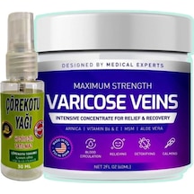 Pharmapulse Varicose Veins Purple Bakım Kremi 100 Ml + Çörek Otu Yağı 30 Ml